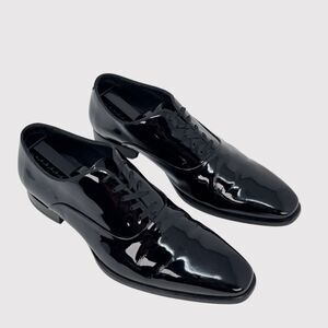 Suitsupply Mens Dress Shoes Black Leather Tuxedo Oxford Italian Formal 43 US 10